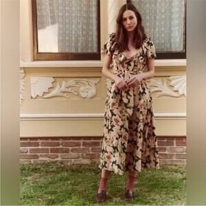 THE GREAT. The Parish Dress in Victorian Rose